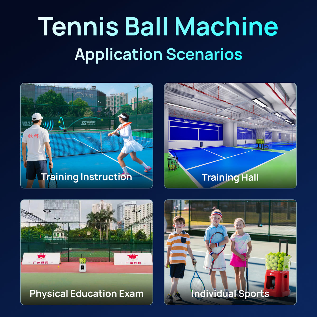 T7 Pro Smart Tennis Ball Machine | App-Controlled Programmable Drills