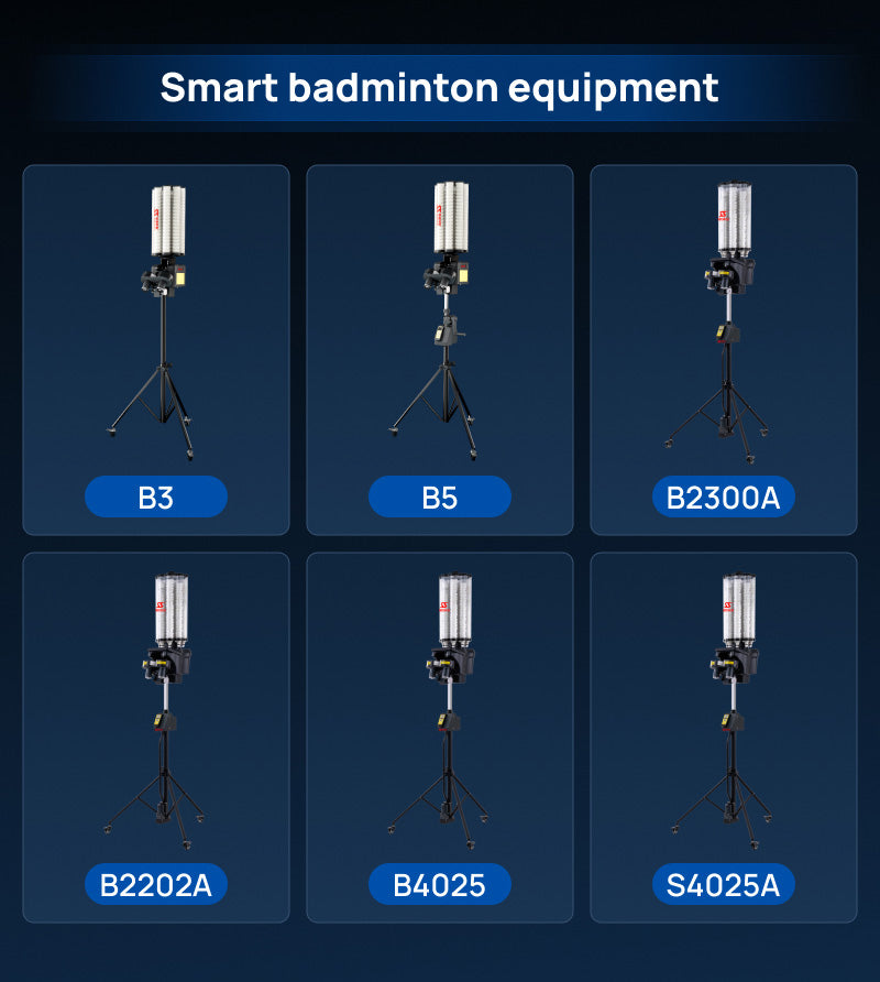 SIBOASI B7 Professional Badminton Training Machine | Full-Court Coverage