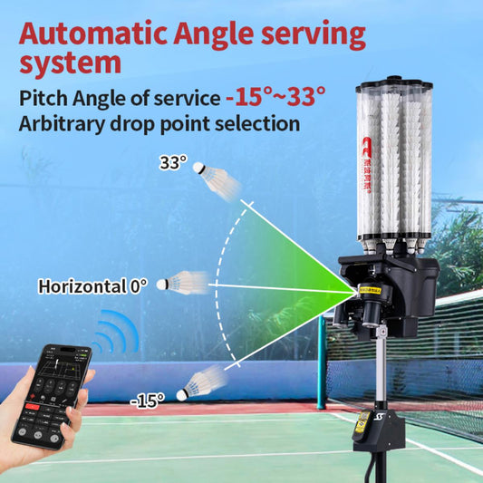 SIBOASI B2300A Smart Badminton Training Machine | App Control, Auto Oscillation