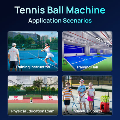 T7 Pro Smart Tennis Ball Machine | App-Controlled Programmable Drills