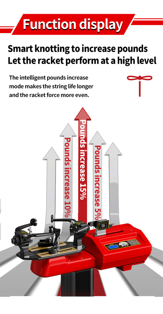 SIBOASI S6 Pro Electronic Tennis & Badminton Stringing Machine | Premium