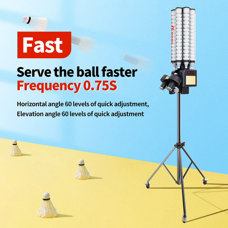 SIBOASI B3 Entry-Level Badminton Training Machine | Beginner Friendly