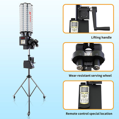 SIBOASI B5 Mid-Range Badminton Training Machine | Programmable Drills