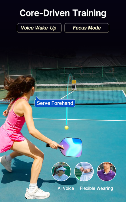 SS-C6 AI Pickleball Training Robot | Voice-Controlled Ball Machine with App Drills