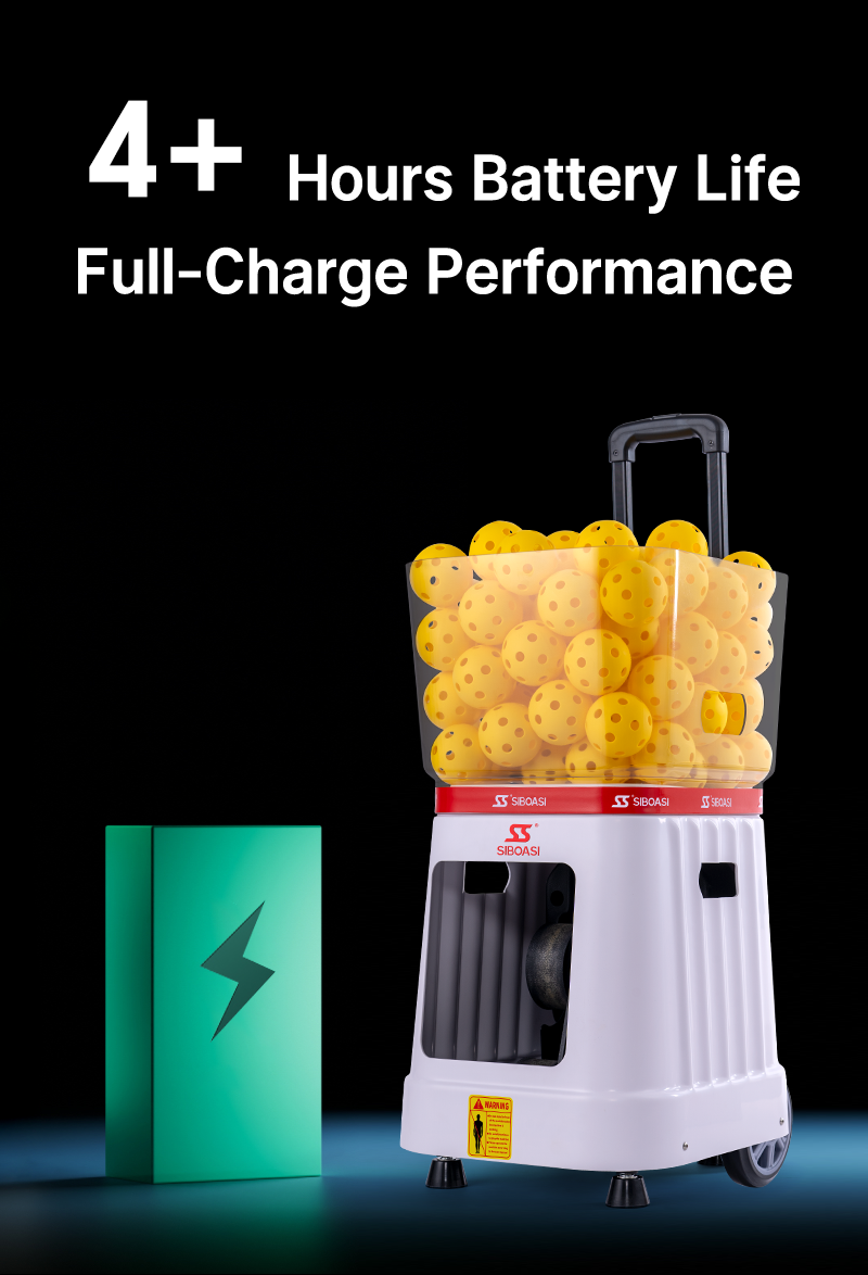 SS-C6 AI Pickleball Training Robot | Voice-Controlled Ball Machine with App Drills