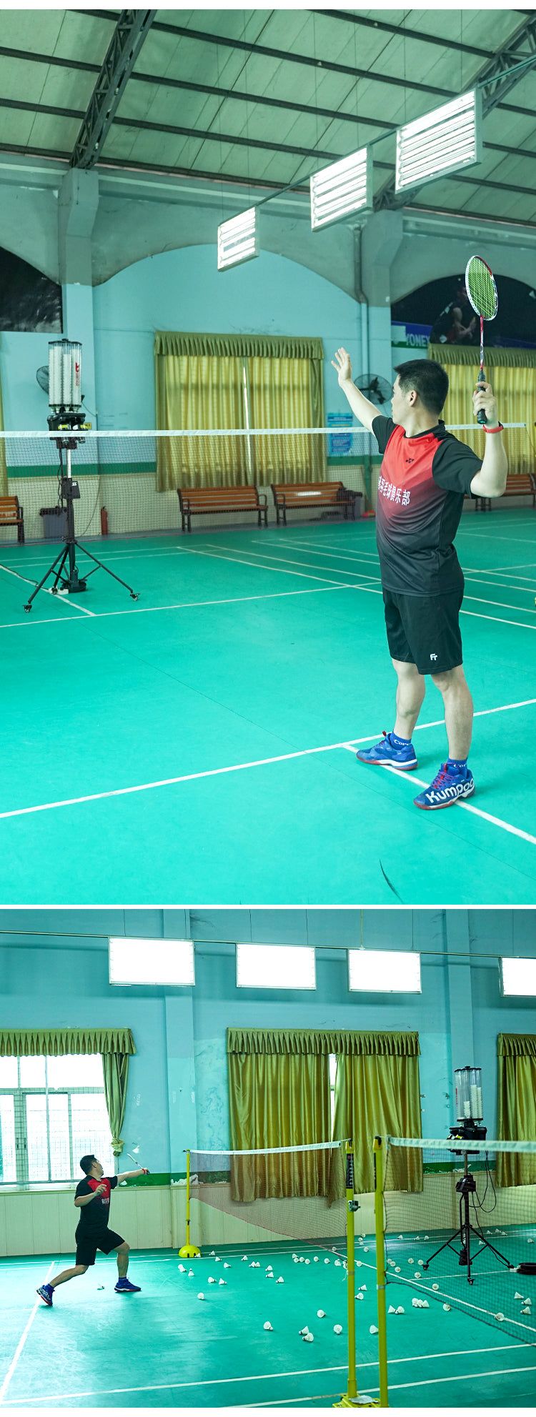 SIBOASI SS-S4025A Advanced Badminton Machine | Multi-Sport Compatible