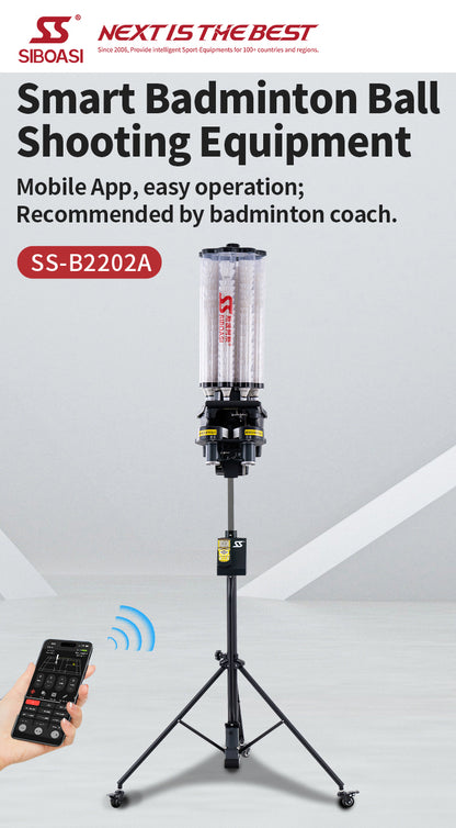 SIBOASI SS-B2202A Smart Badminton Training Machine | Intelligent Drill System