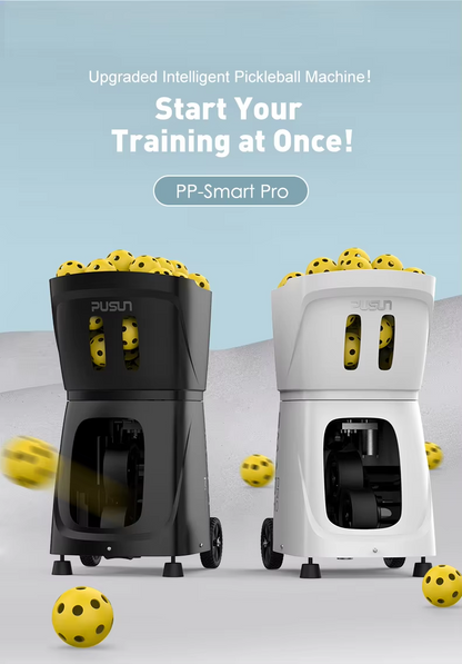 PUSUN PP-SMART PRO Pickleball Machine - Dink Mode, AI Oscillation, APP Control