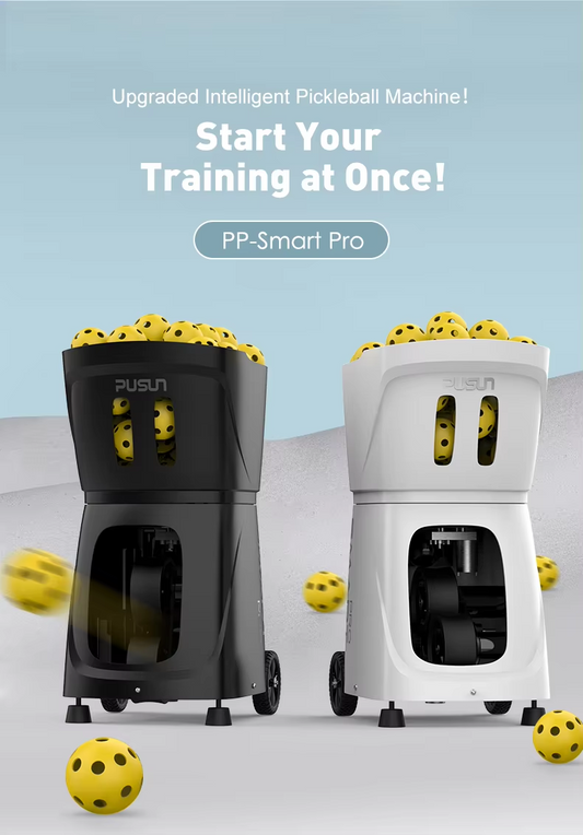 PUSUN PP-SMART PRO Pickleball Machine - Dink Mode, AI Oscillation, APP Control